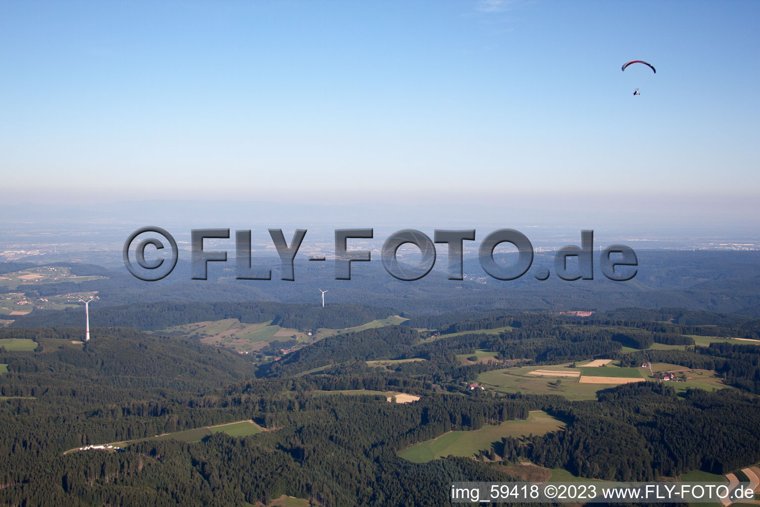 Luftaufnahme von Freiamt im Bundesland Baden-Württemberg, Deutschland