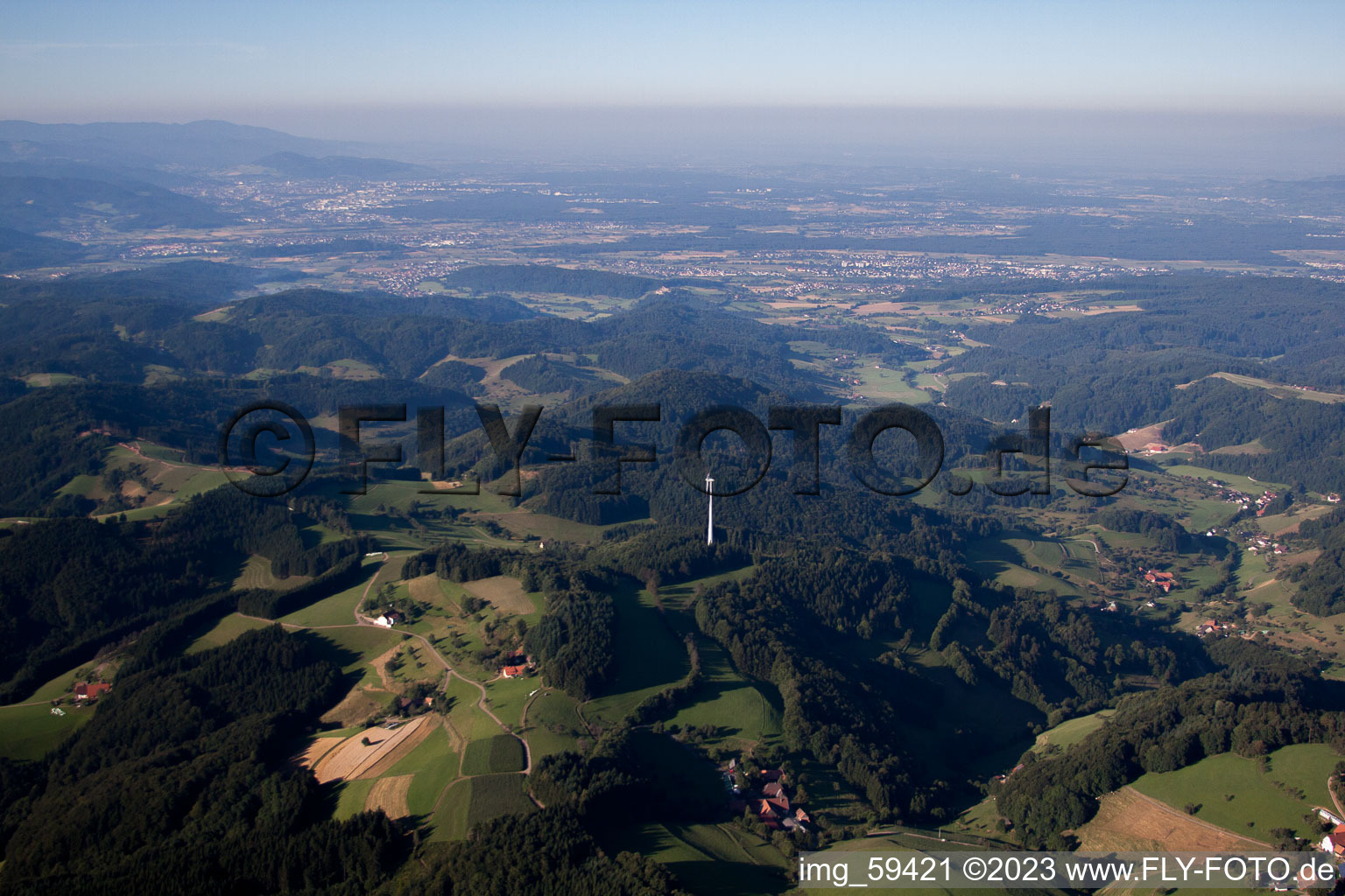 Luftbild von Oberspitzenbach im Bundesland Baden-Württemberg, Deutschland