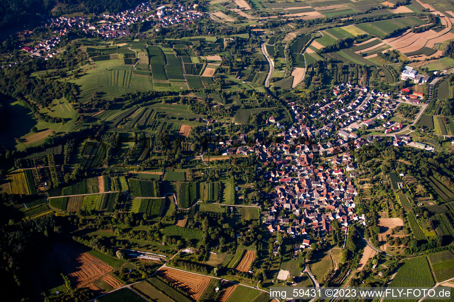 Luftbild von Herbolzheim im Bundesland Baden-Württemberg, Deutschland