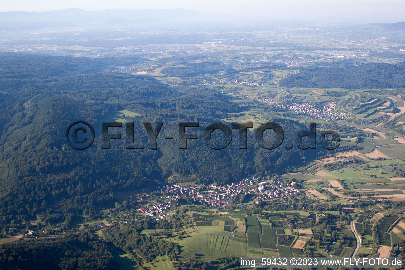 Luftbild von Bleichheim im Bundesland Baden-Württemberg, Deutschland