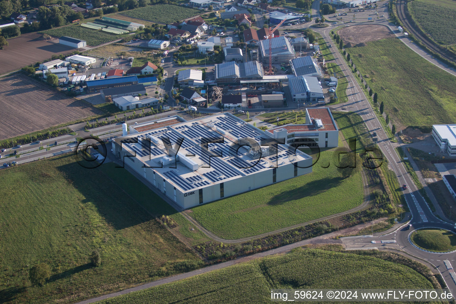 Rülzheim im Bundesland Rheinland-Pfalz, Deutschland von einer Drohne aus