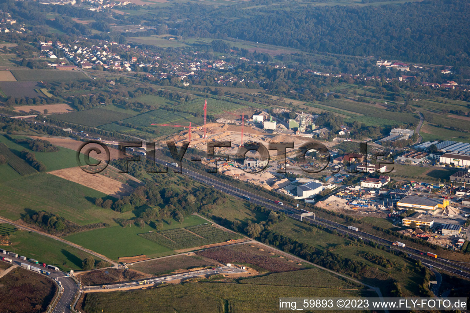 Luftbild von Pforzheim N im Bundesland Baden-Württemberg, Deutschland