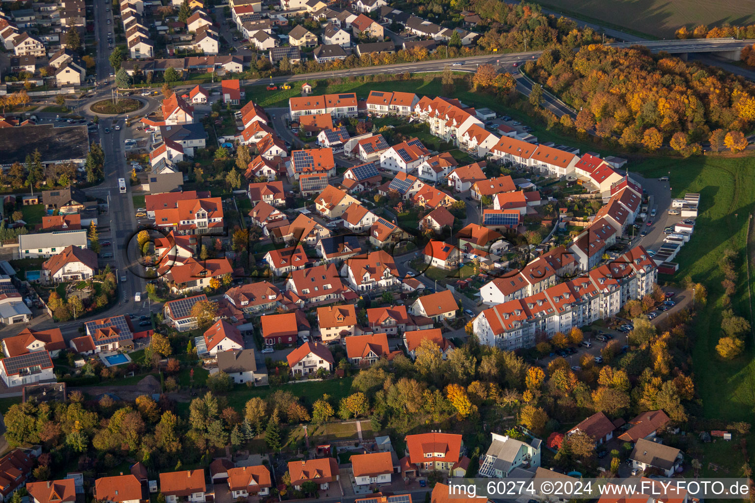 Luftaufnahme von Rülzheim im Bundesland Rheinland-Pfalz, Deutschland