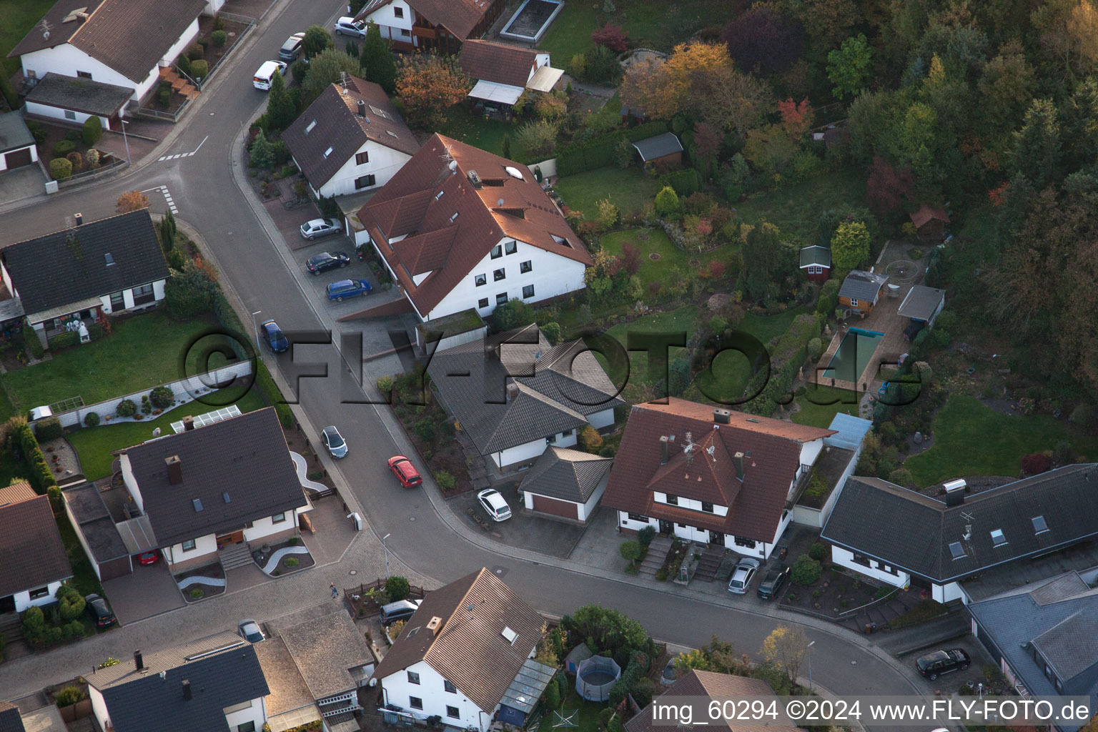 Rülzheim im Bundesland Rheinland-Pfalz, Deutschland aus der Vogelperspektive