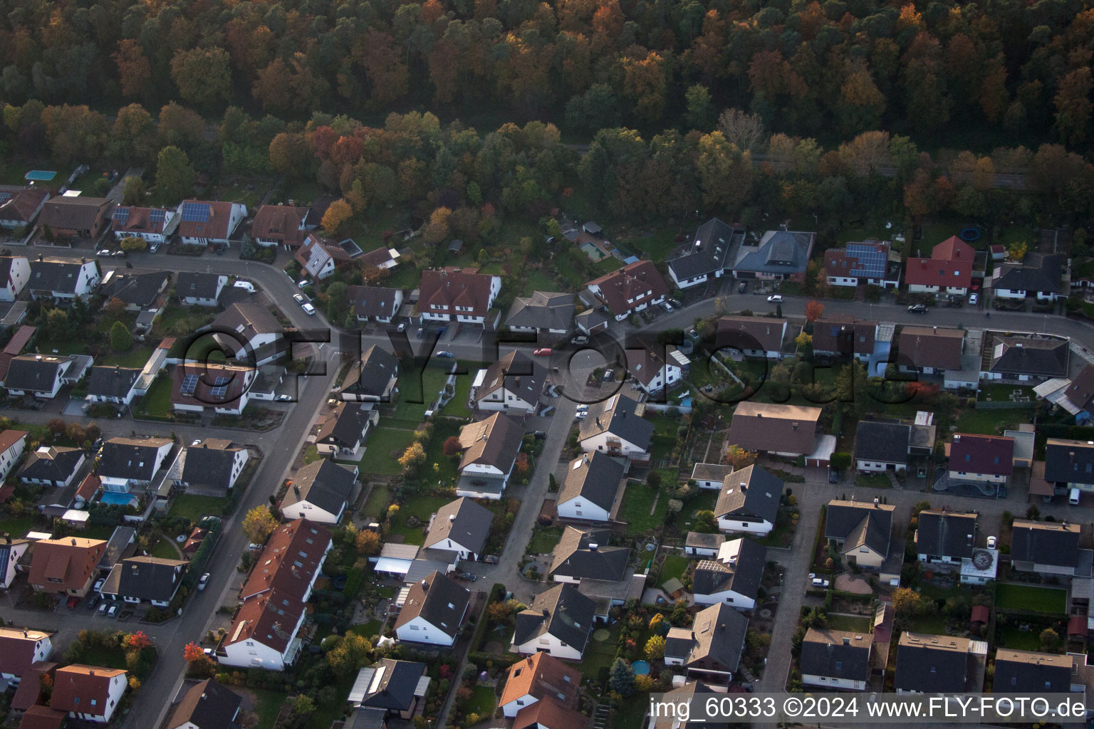 Drohnenaufname von Rülzheim im Bundesland Rheinland-Pfalz, Deutschland