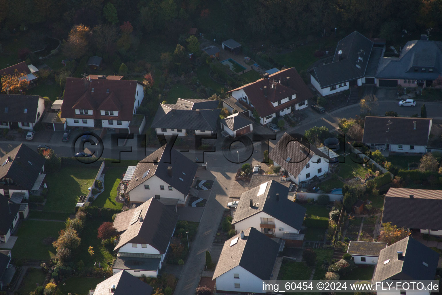 Rülzheim-S im Bundesland Rheinland-Pfalz, Deutschland aus der Vogelperspektive