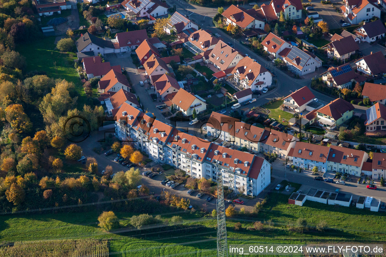 Luftaufnahme von Rülzheim-S im Bundesland Rheinland-Pfalz, Deutschland