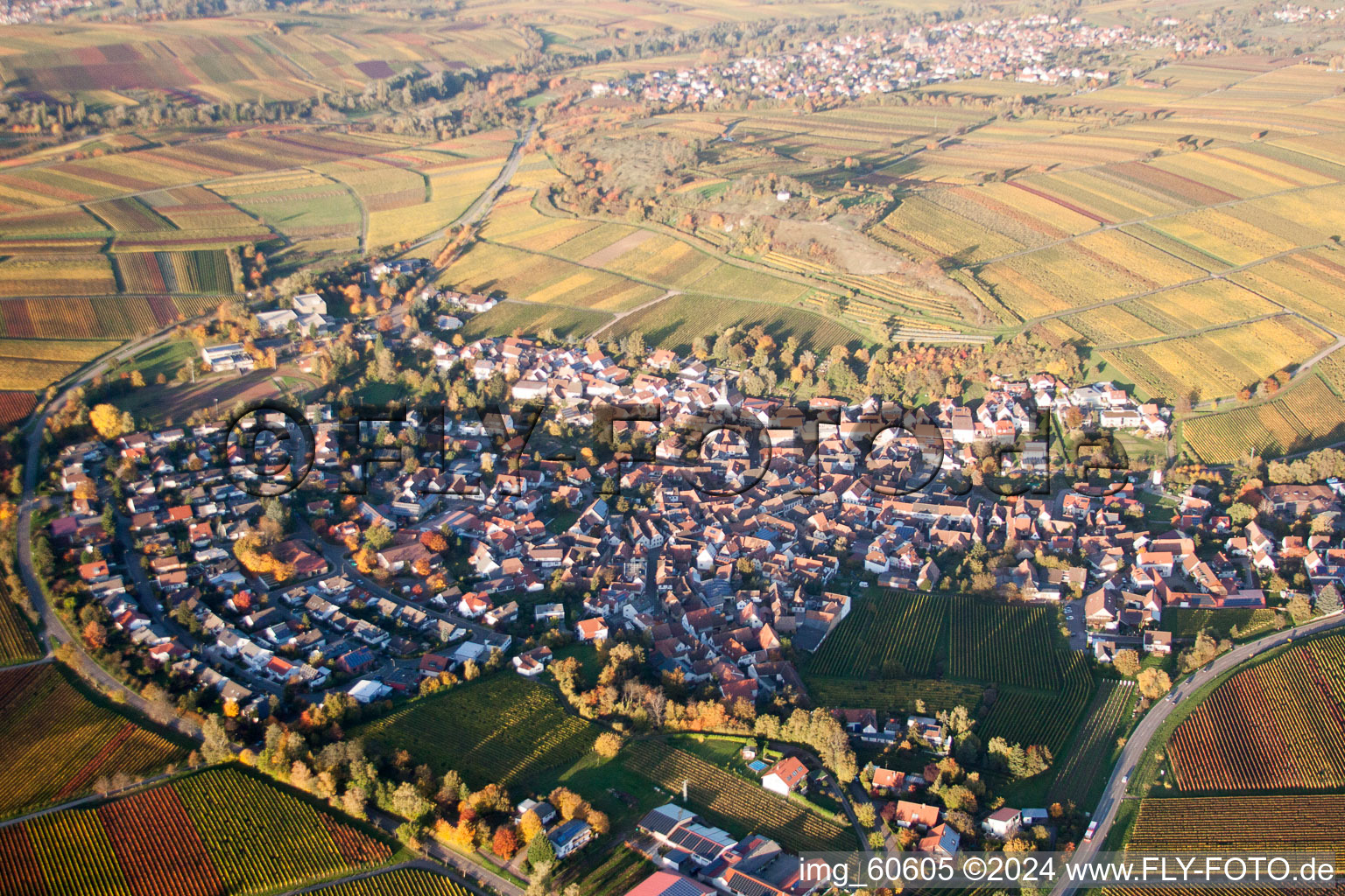 Kleine Kalmit in Ilbesheim bei Landau in der Pfalz im Bundesland Rheinland-Pfalz, Deutschland von der Drohne aus gesehen