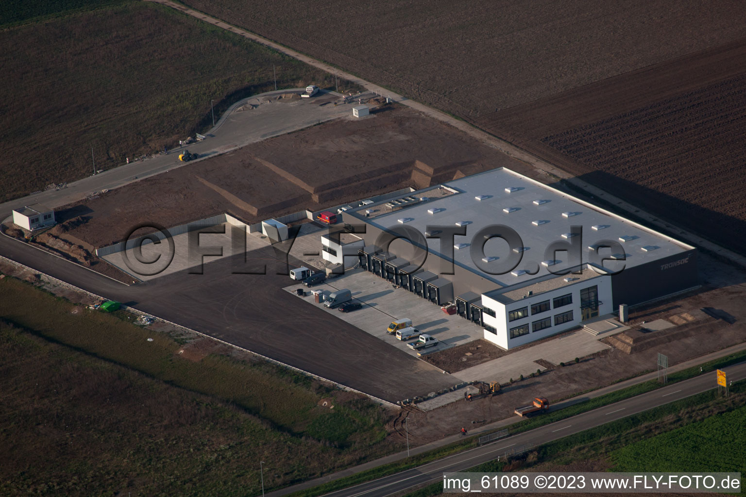 Luftbild von Rülzheim-N, Industriegebiet im Bundesland Rheinland-Pfalz, Deutschland