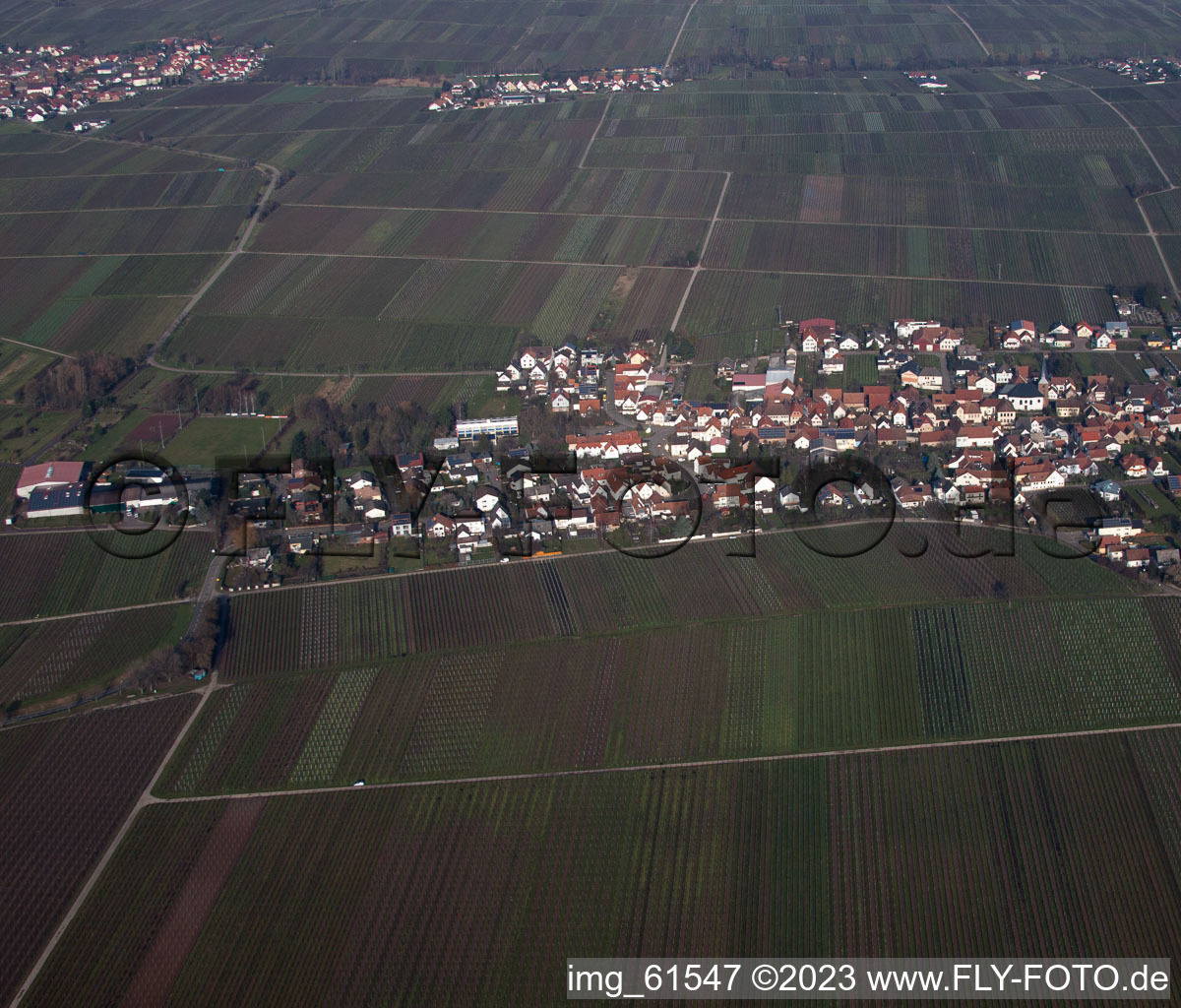 Luftaufnahme von Roschbach im Bundesland Rheinland-Pfalz, Deutschland