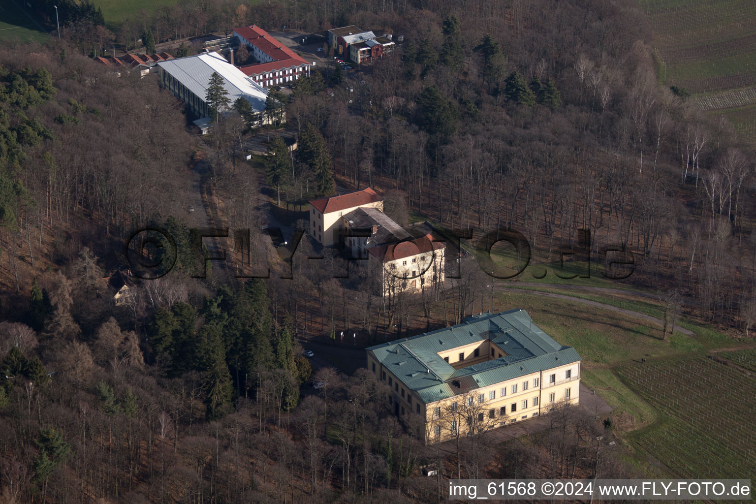 Villa Ludwigshöhe in Weyher in der Pfalz im Bundesland Rheinland-Pfalz, Deutschland