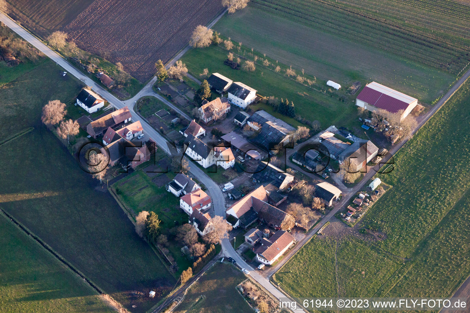 Luftbild von Deutschhof im Bundesland Rheinland-Pfalz, Deutschland