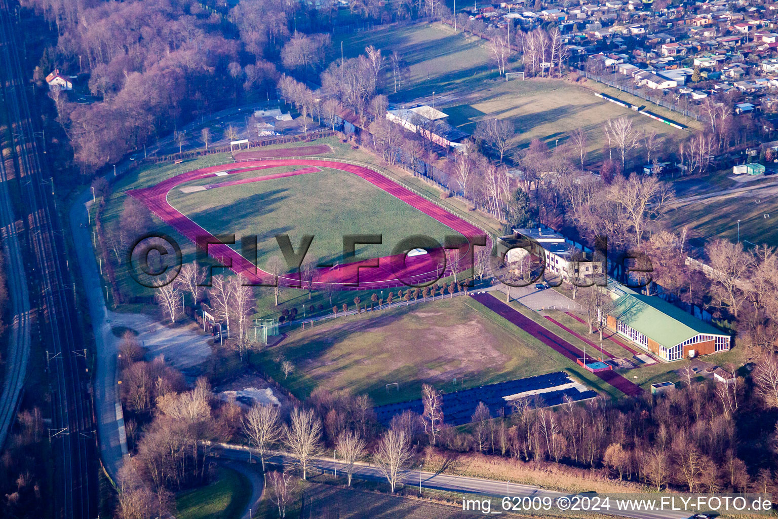 Münchfeld Stadion in Rastatt im Bundesland Baden-Württemberg, Deutschland