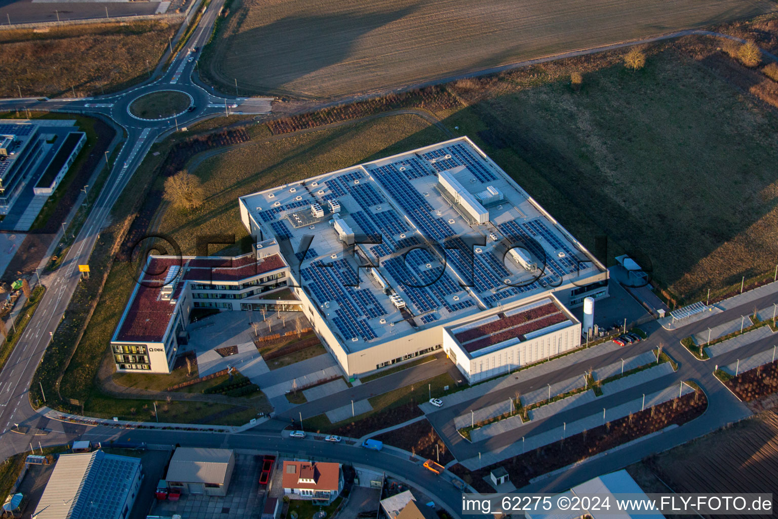 Rülzheim, Gewerbegebiet Nord im Bundesland Rheinland-Pfalz, Deutschland vom Flugzeug aus