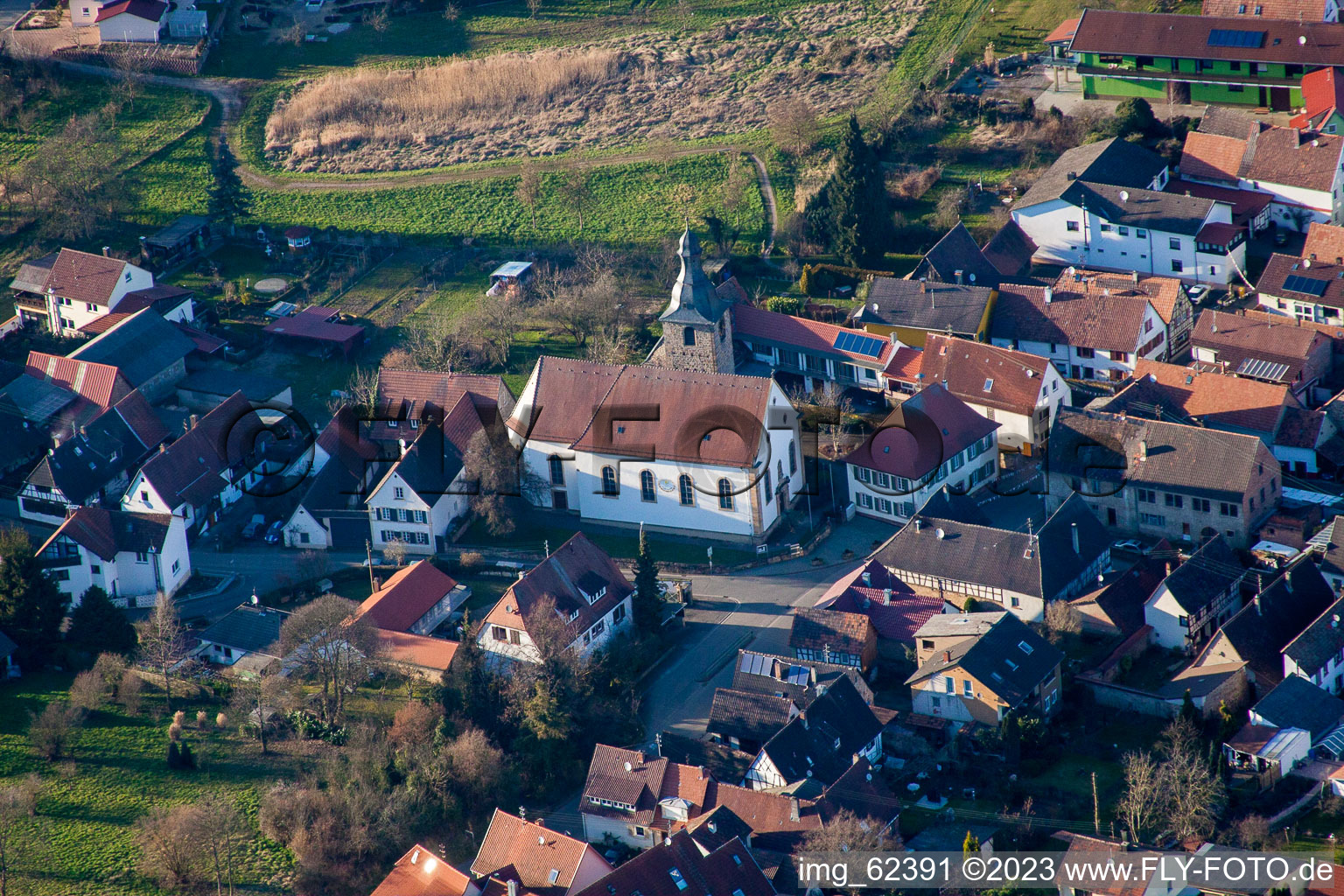 Luftbild von St. Simon im Ortsteil Pleisweiler in Pleisweiler-Oberhofen im Bundesland Rheinland-Pfalz, Deutschland