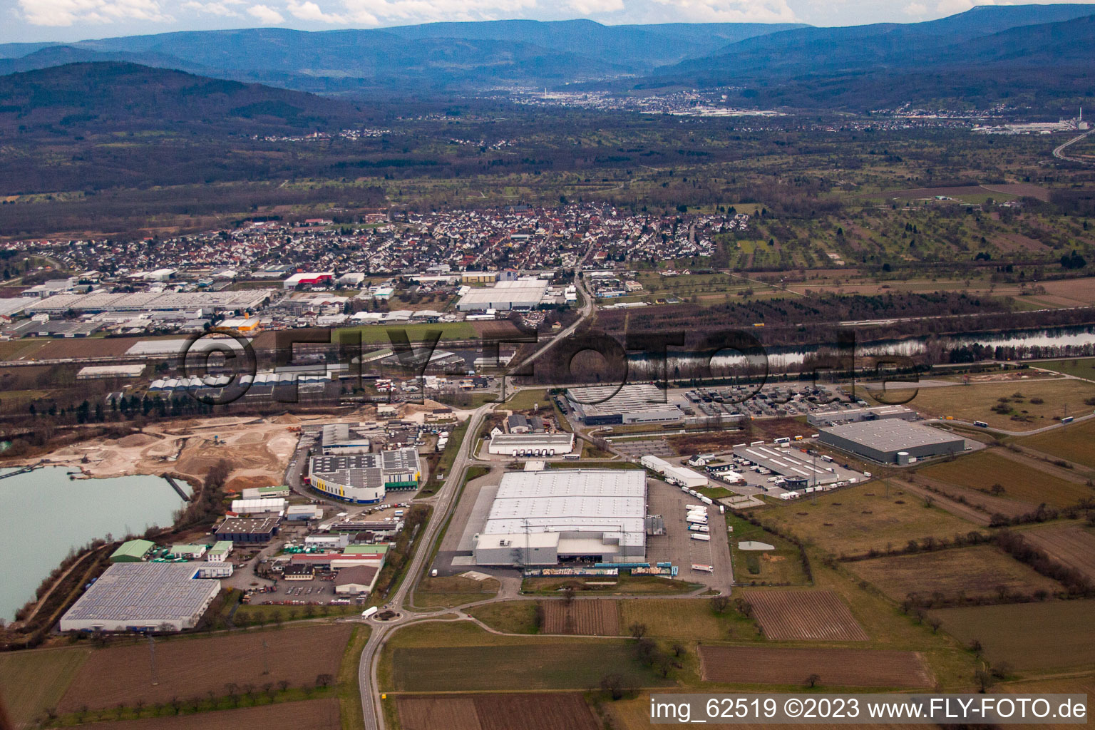 Bietigheim im Bundesland Baden-Württemberg, Deutschland von einer Drohne aus