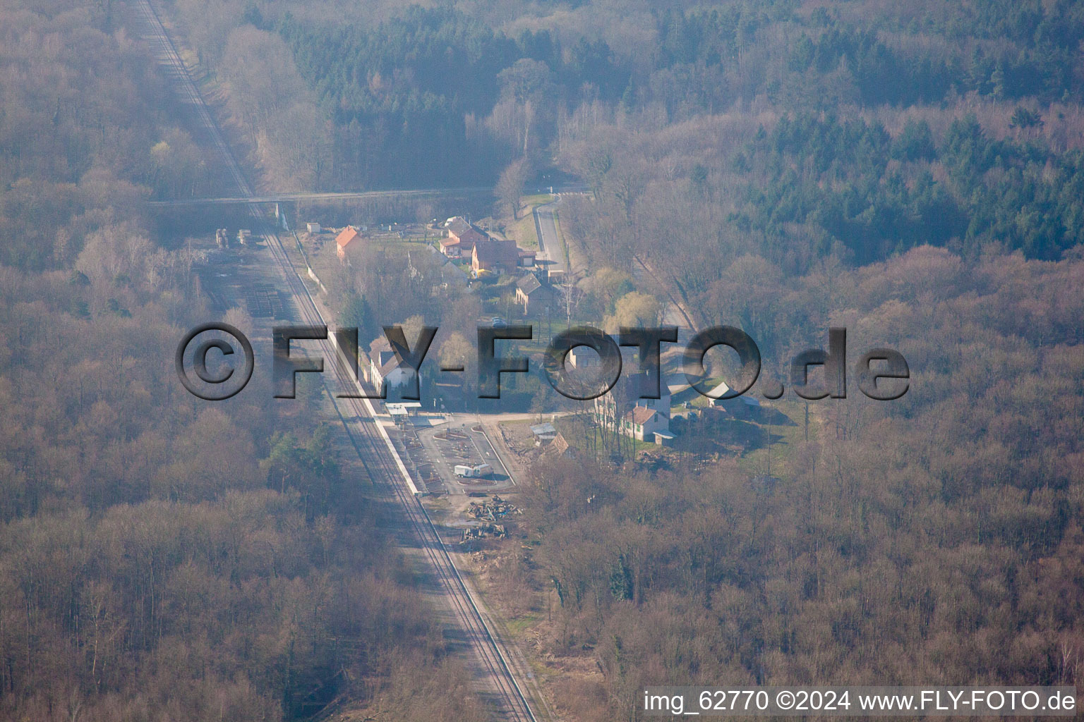 Surbourg, Bahnhof im Bundesland Bas-Rhin, Frankreich