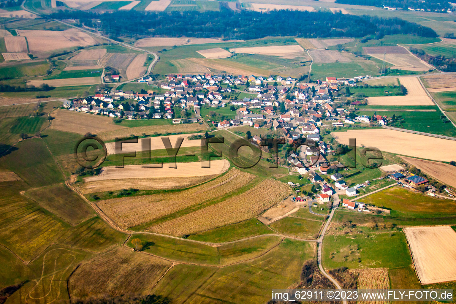 Luftbild von Von Osten im Ortsteil Zierolshofen in Kehl im Bundesland Baden-Württemberg, Deutschland