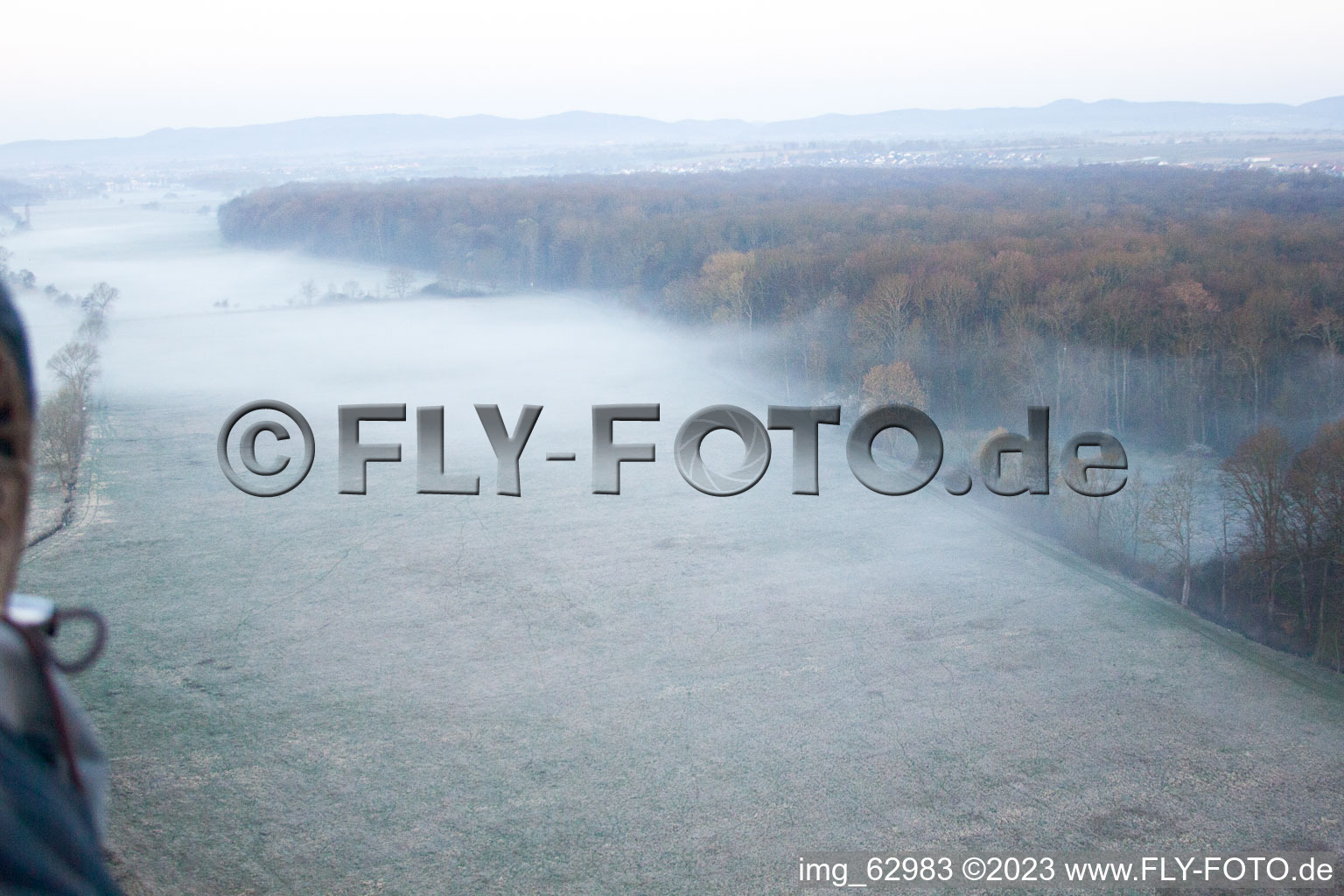 Luftbild von Minfeld, Otterbachtal im Bundesland Rheinland-Pfalz, Deutschland