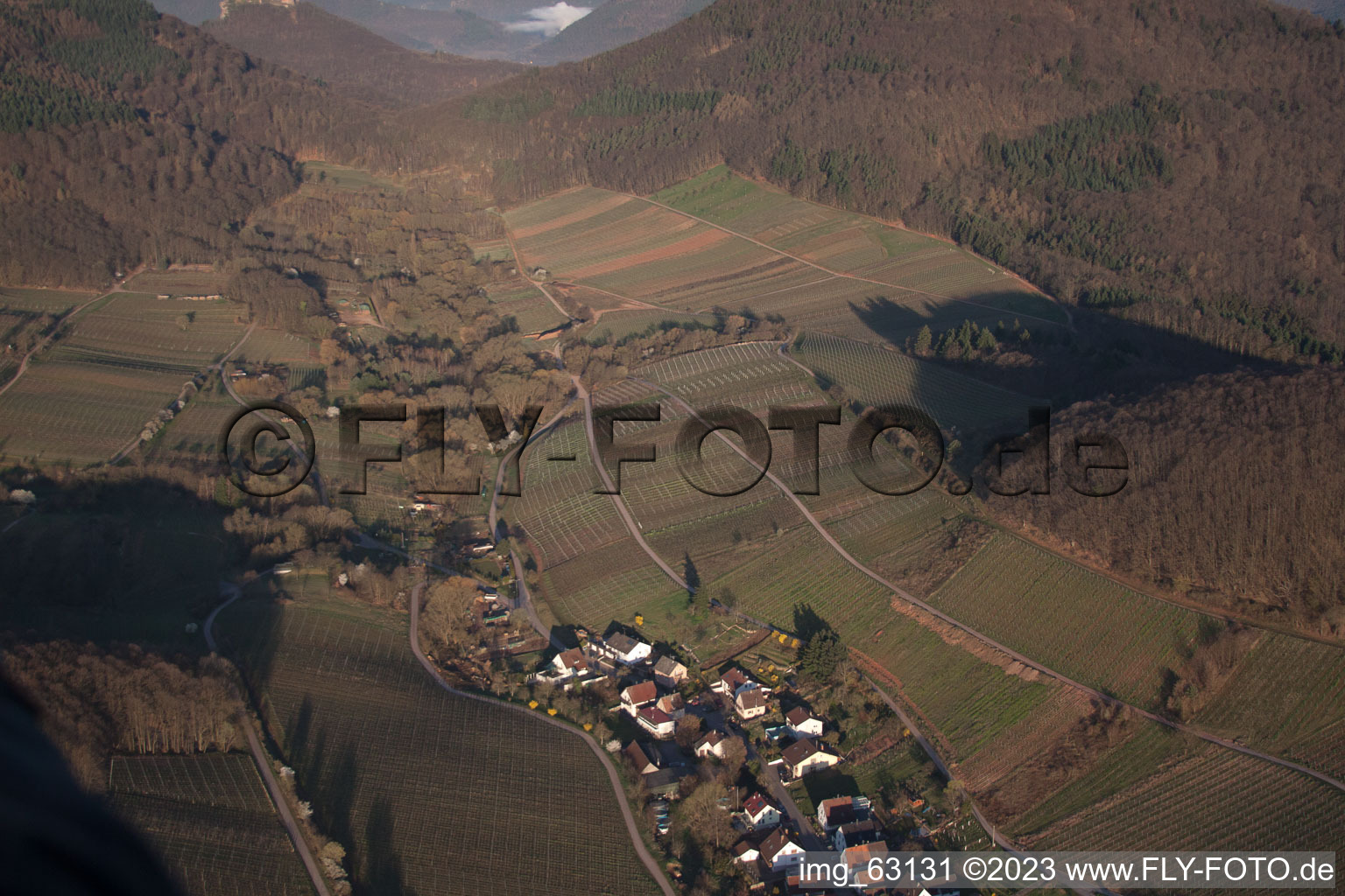 Luftaufnahme von Ranschbach im Bundesland Rheinland-Pfalz, Deutschland