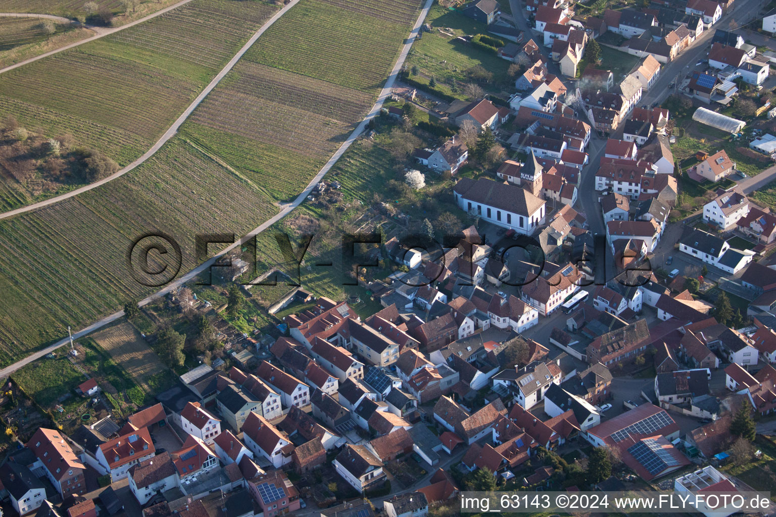 Ranschbach im Bundesland Rheinland-Pfalz, Deutschland aus der Luft