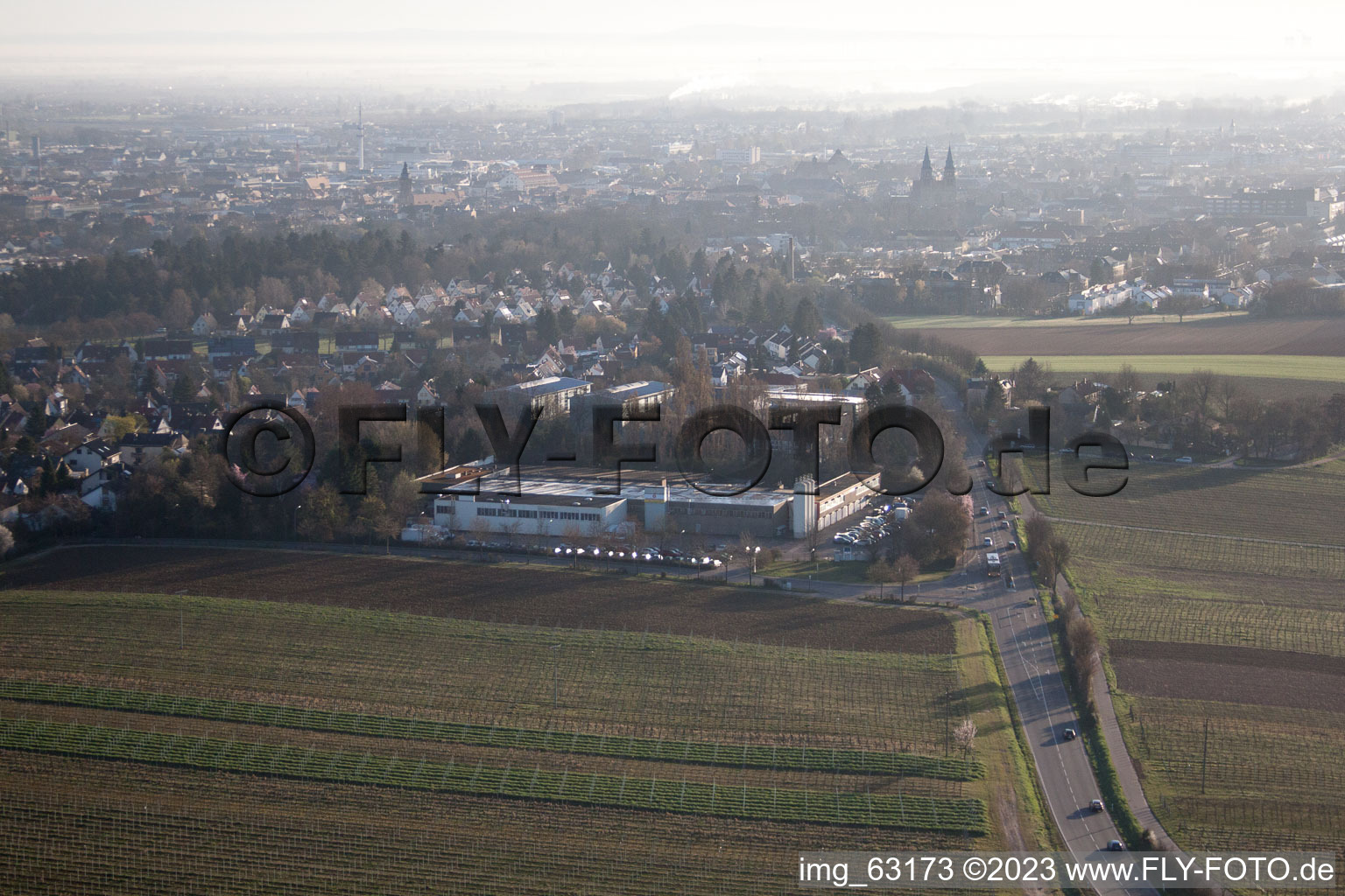Landau in der Pfalz im Bundesland Rheinland-Pfalz, Deutschland von der Drohne aus gesehen