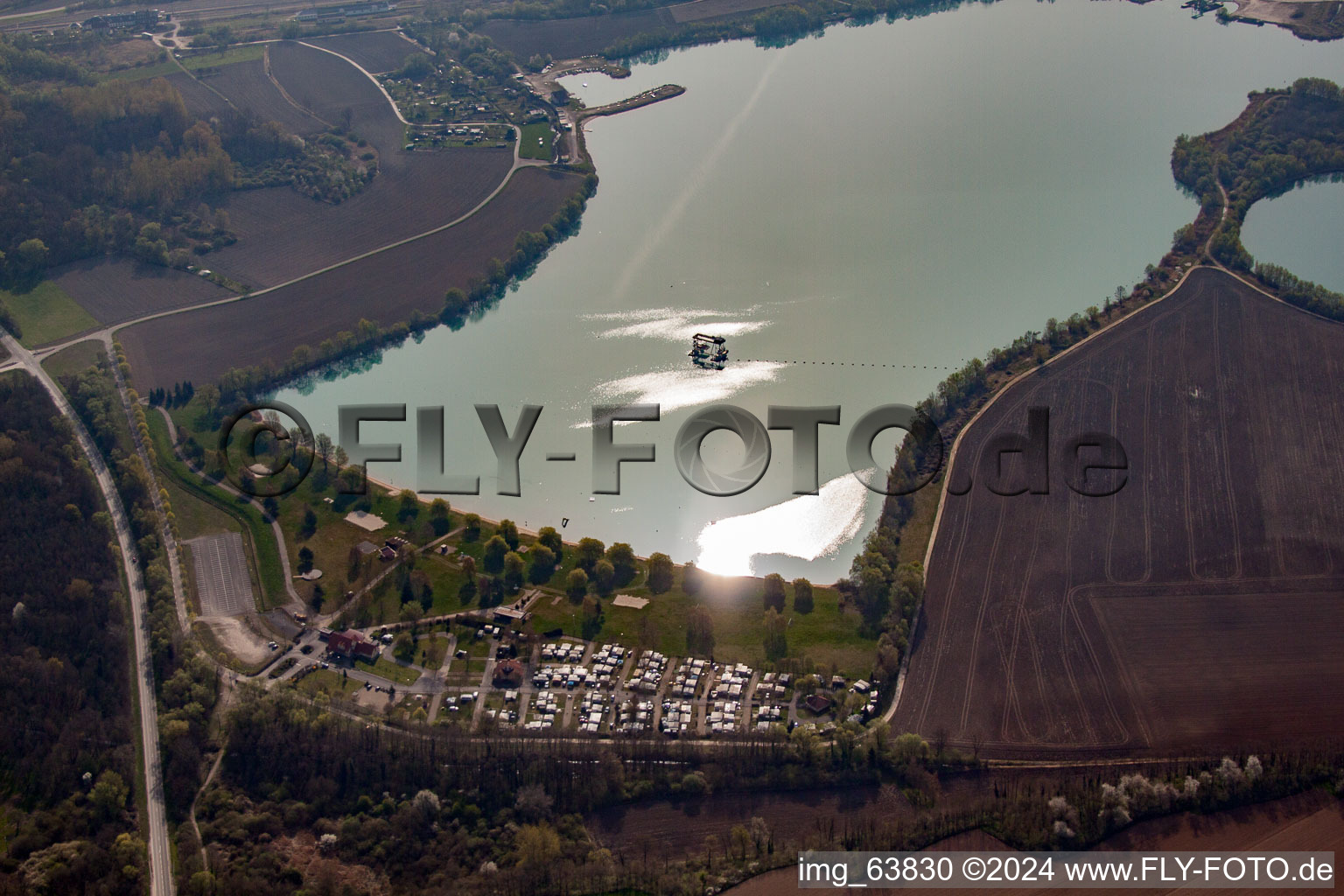 Lauterbourg, Strandbad im Bundesland Bas-Rhin, Frankreich