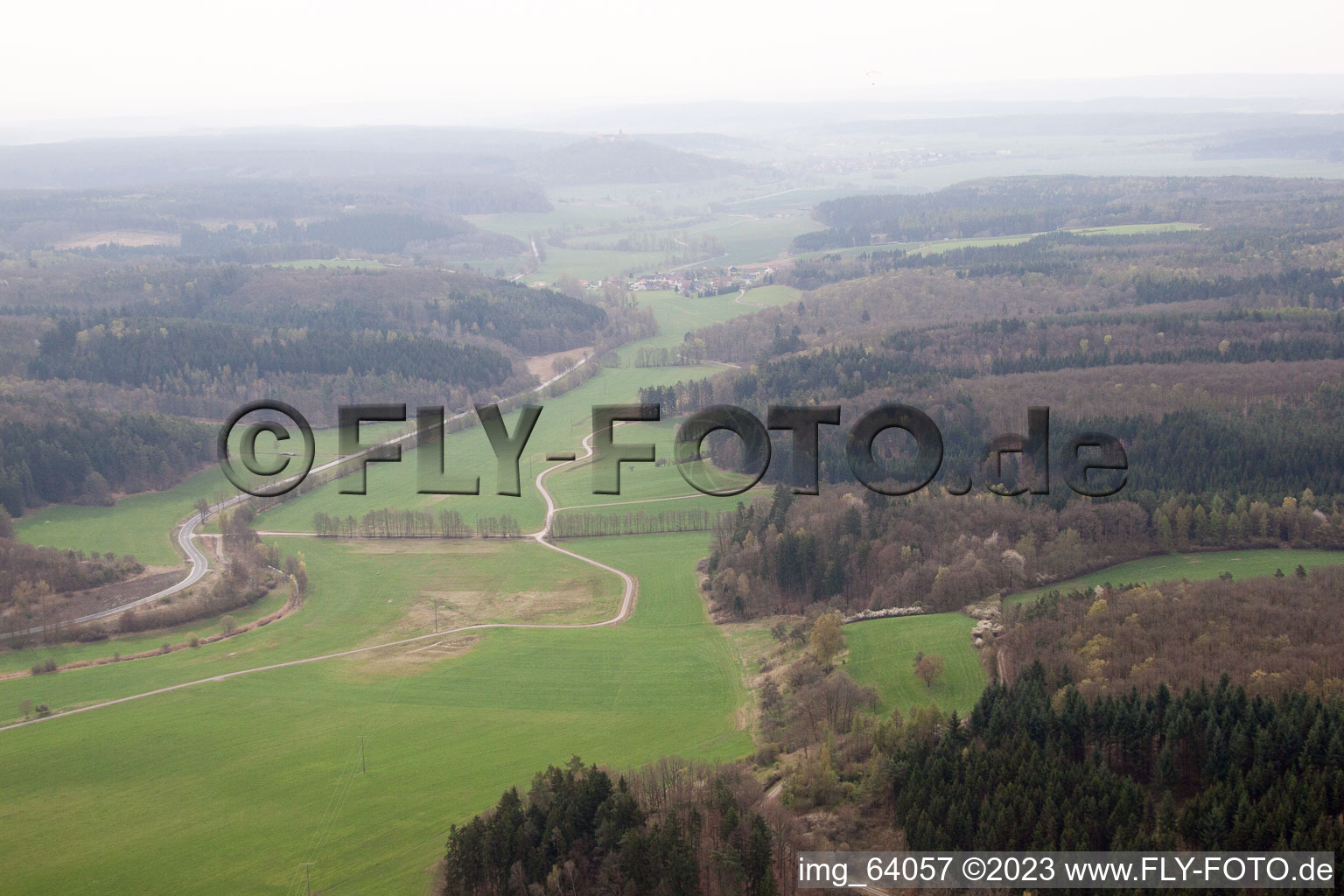 Luftaufnahme von Seidingstadt im Bundesland Thüringen, Deutschland