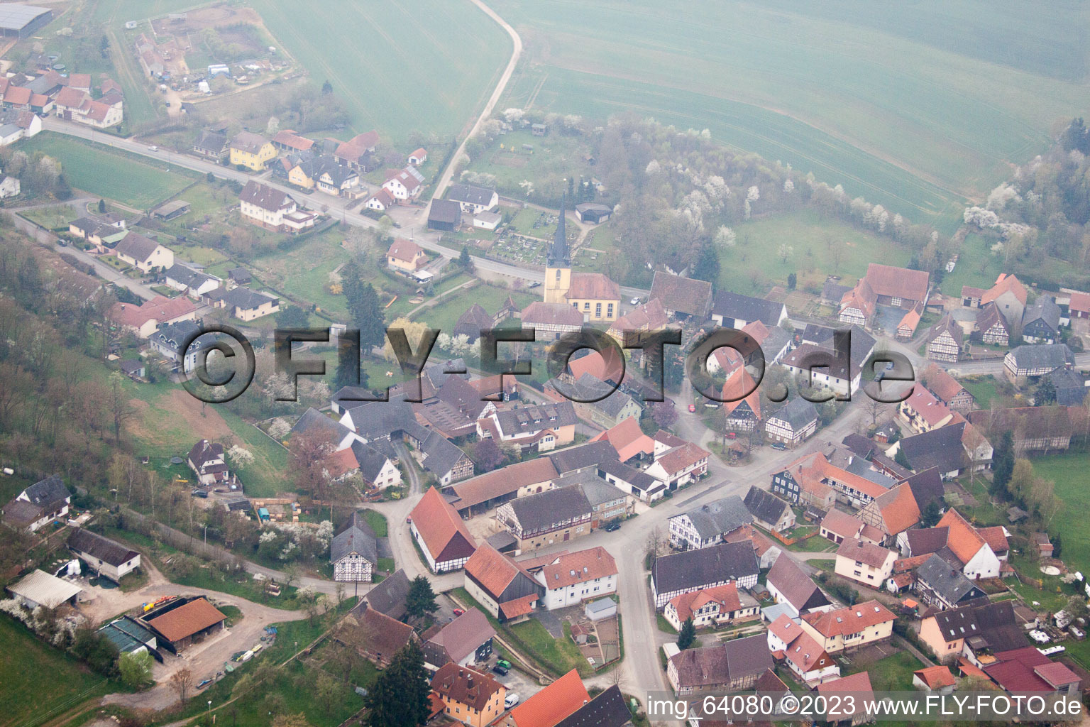 Luftbild von Itzgrund im Bundesland Bayern, Deutschland