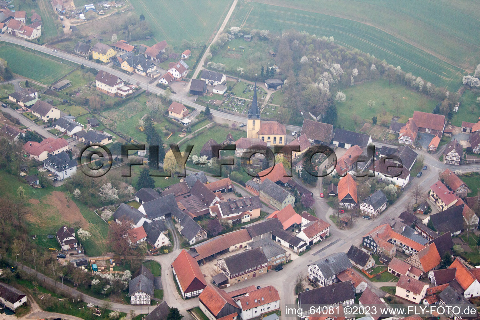 Luftaufnahme von Itzgrund im Bundesland Bayern, Deutschland
