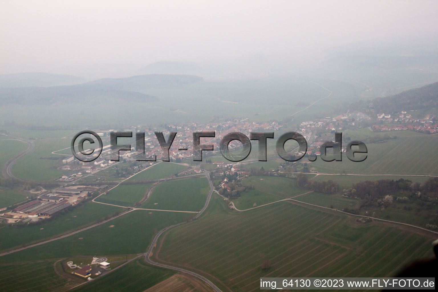 Luftaufnahme von Bad Colberg in Bad Colberg-Heldburg im Bundesland Thüringen, Deutschland