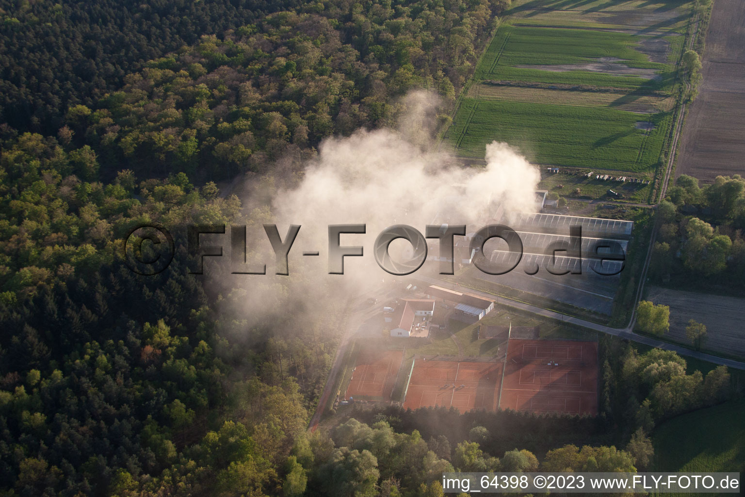Steinfeld im Bundesland Rheinland-Pfalz, Deutschland vom Flugzeug aus