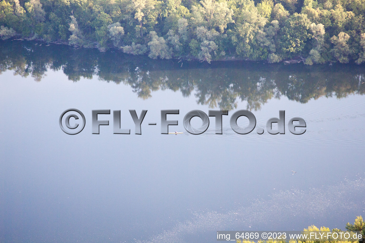 Luftaufnahme von Rußheim im Bundesland Baden-Württemberg, Deutschland