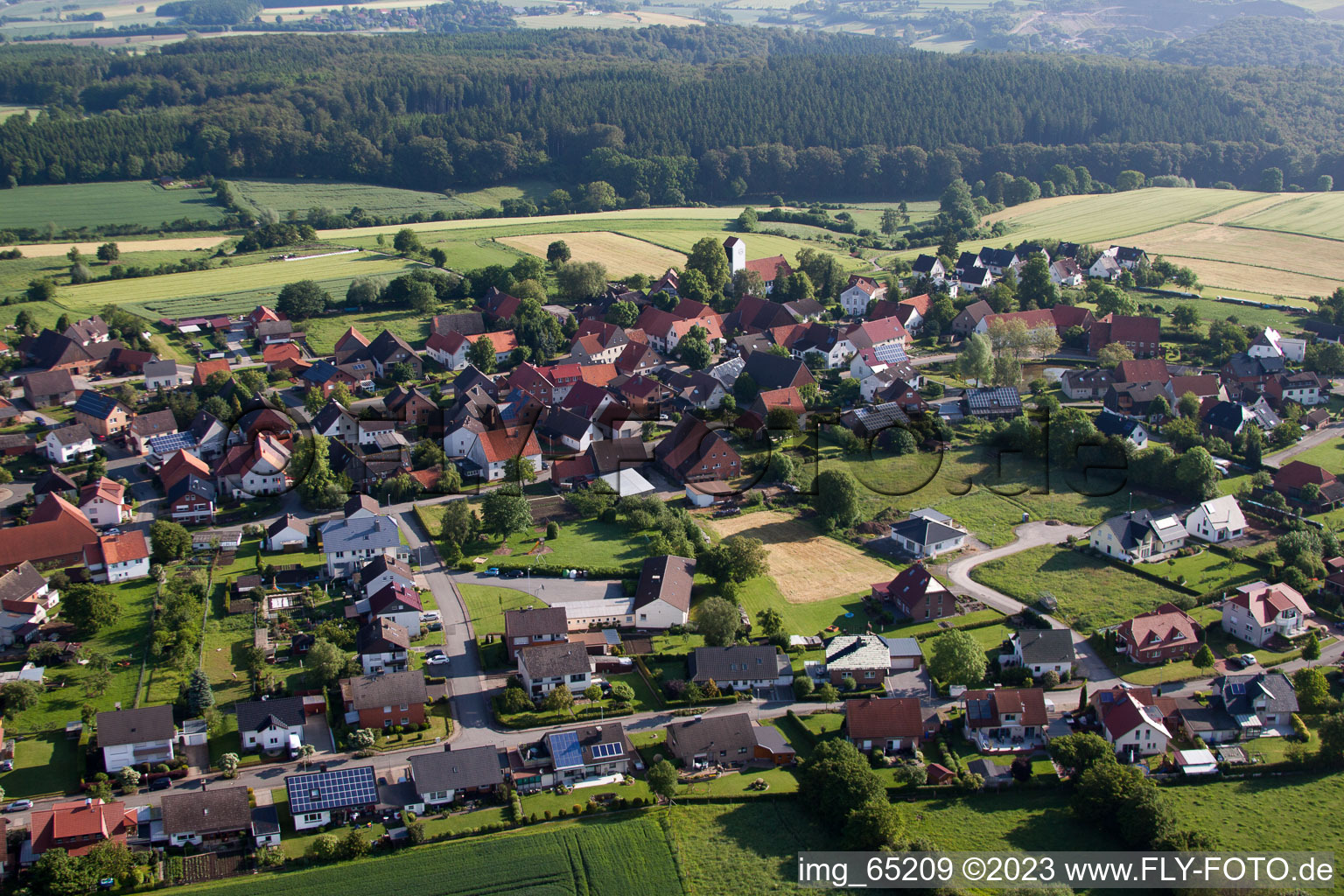 Luftbild von Altenbergen im Bundesland Nordrhein-Westfalen, Deutschland