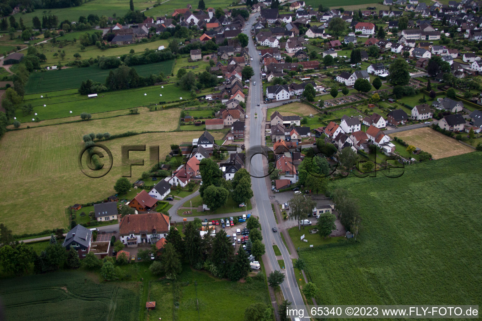 Godelheim im Bundesland Nordrhein-Westfalen, Deutschland aus der Luft