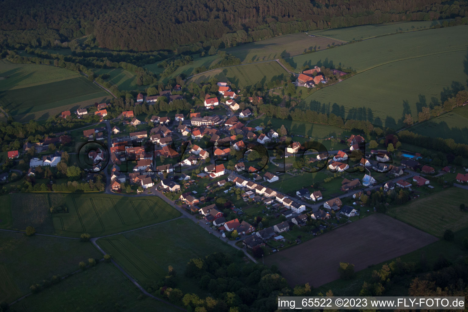 Luftbild von Hummersen im Bundesland Nordrhein-Westfalen, Deutschland