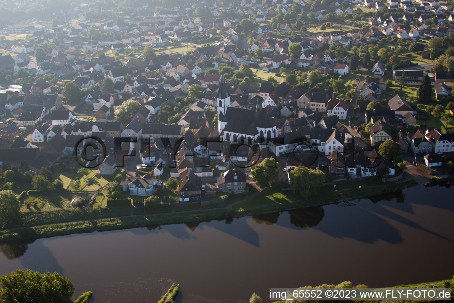 Luftaufnahme von Lüchtringen im Bundesland Nordrhein-Westfalen, Deutschland