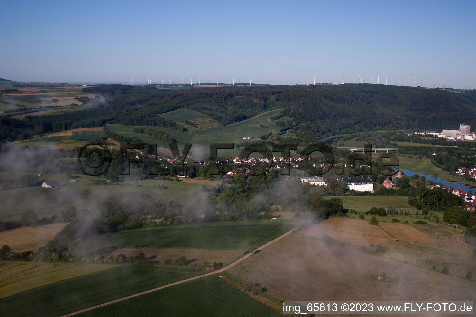 Herstelle im Bundesland Nordrhein-Westfalen, Deutschland aus der Luft betrachtet