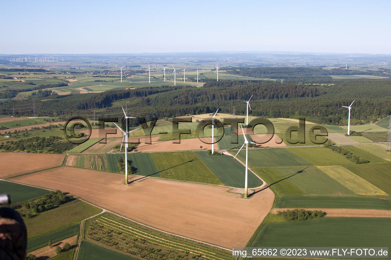 Luftbild von Langenthal im Bundesland Hessen, Deutschland