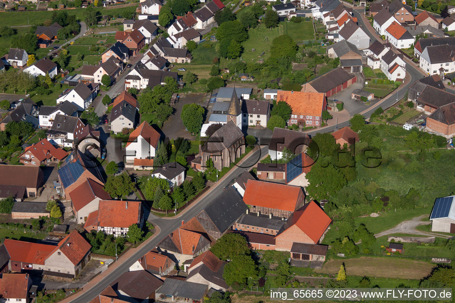 Luftbild von Haarbrück im Bundesland Nordrhein-Westfalen, Deutschland