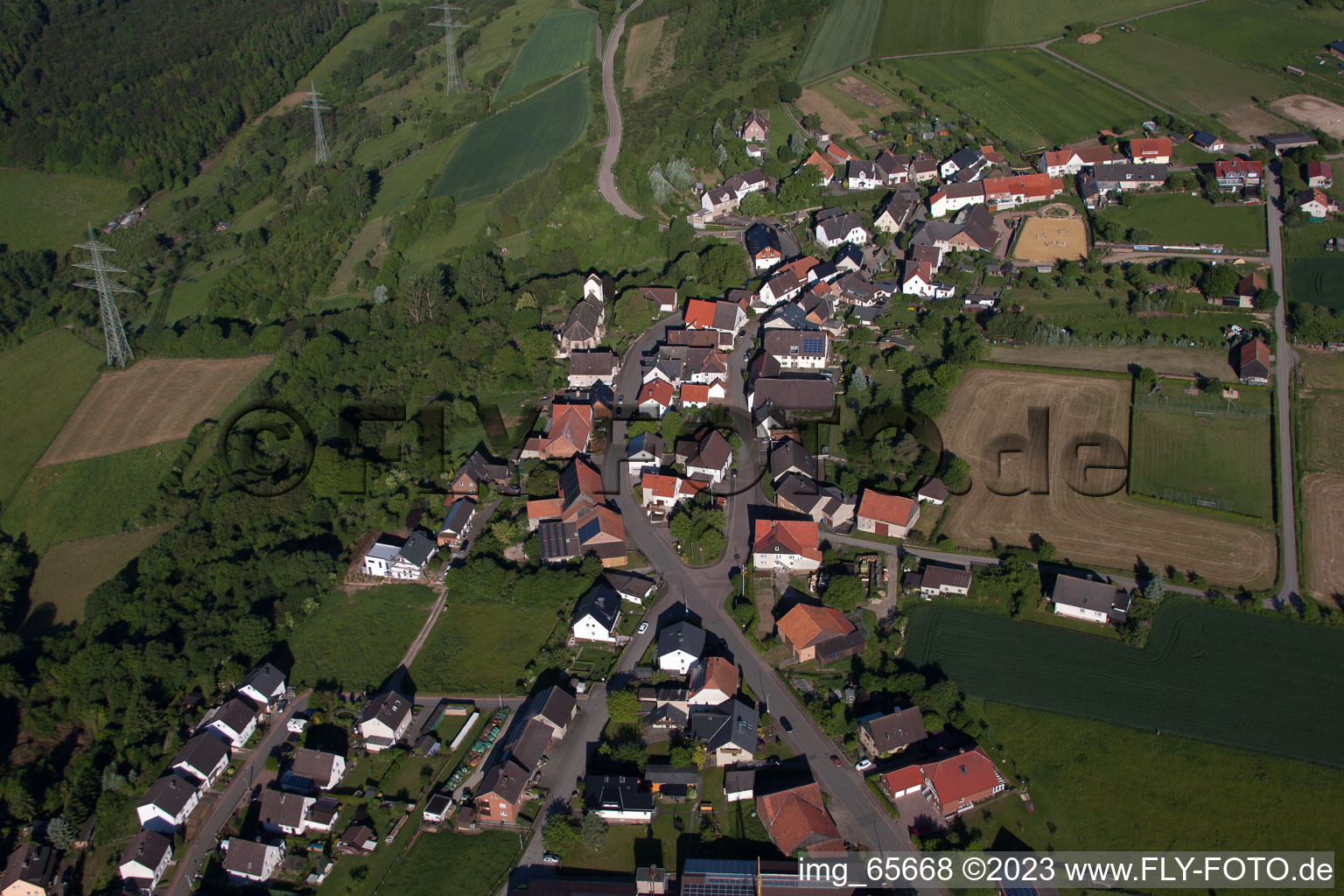 Luftbild von Jakobsberg im Bundesland Nordrhein-Westfalen, Deutschland