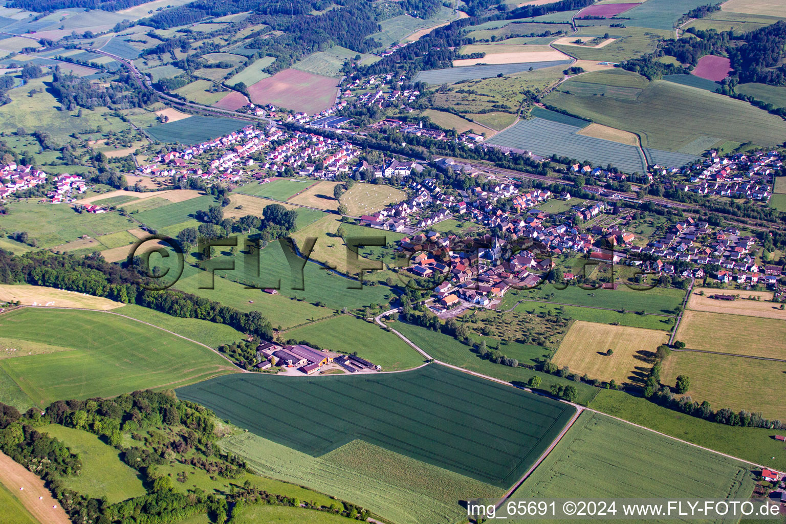 Ottbergen im Bundesland Nordrhein-Westfalen, Deutschland