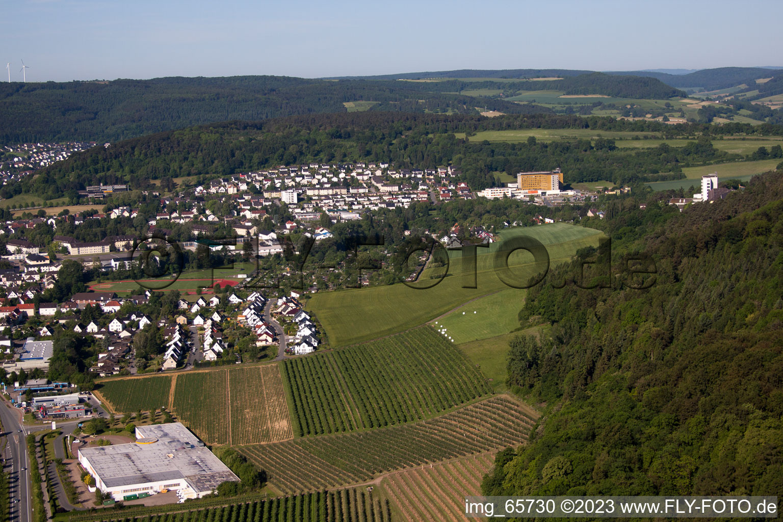 Luftaufnahme von Höxter im Bundesland Nordrhein-Westfalen, Deutschland