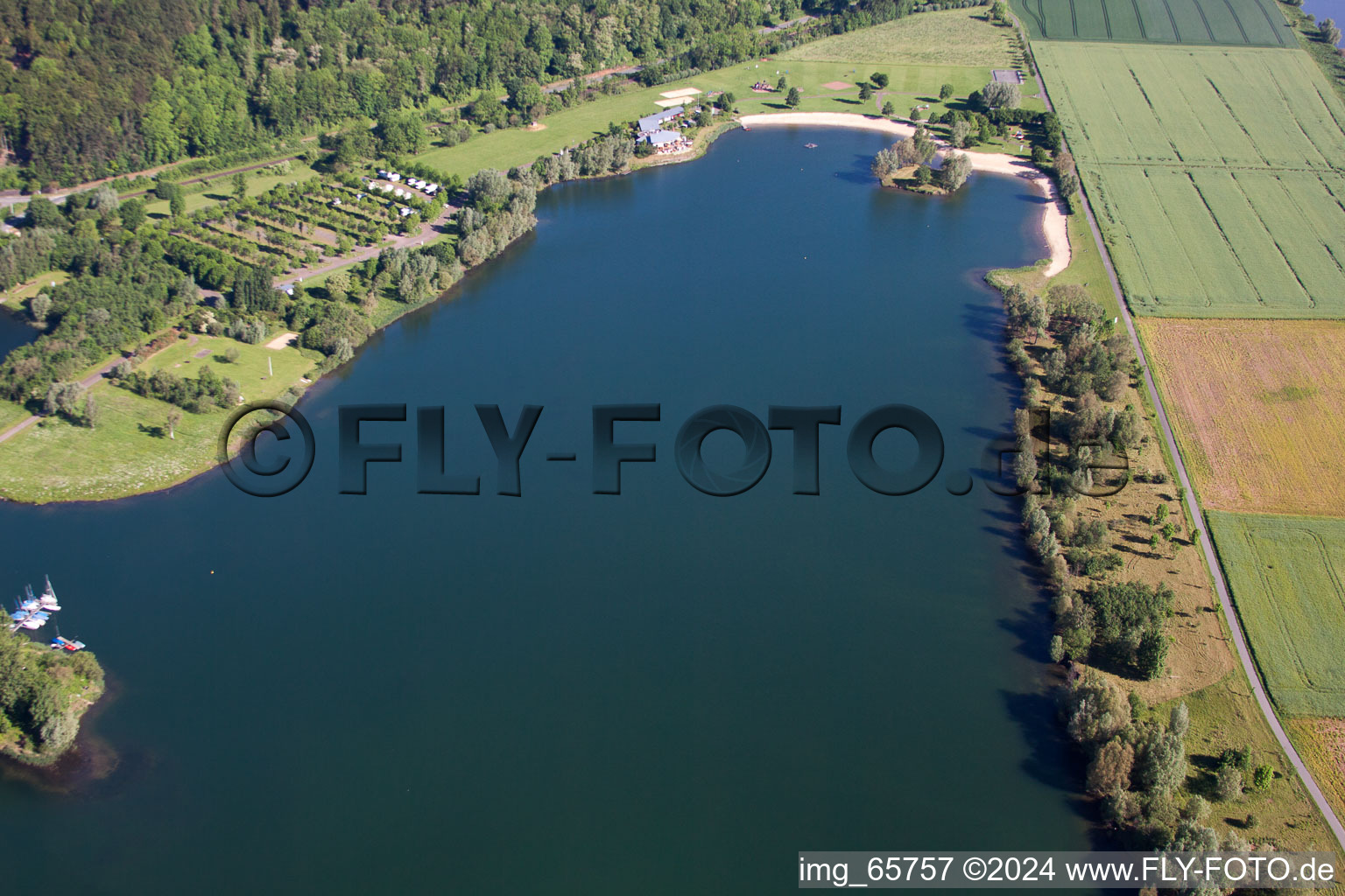 Luftbild von Höxter, Strandbad im Bundesland Nordrhein-Westfalen, Deutschland