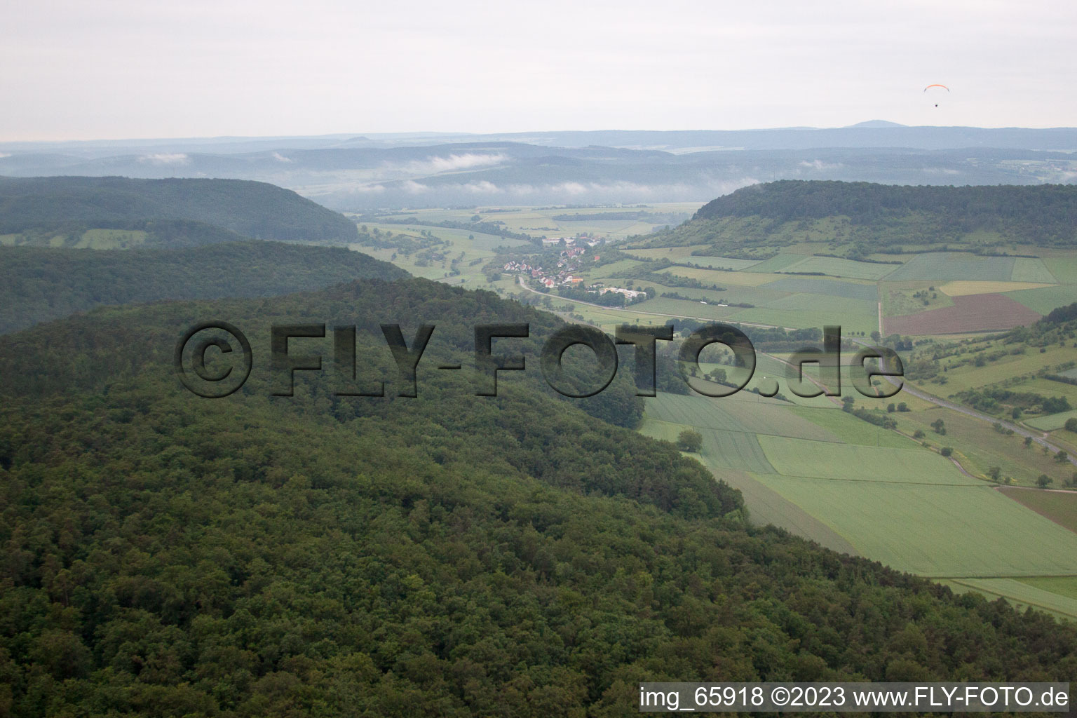 Ramsthal im Bundesland Bayern, Deutschland von oben