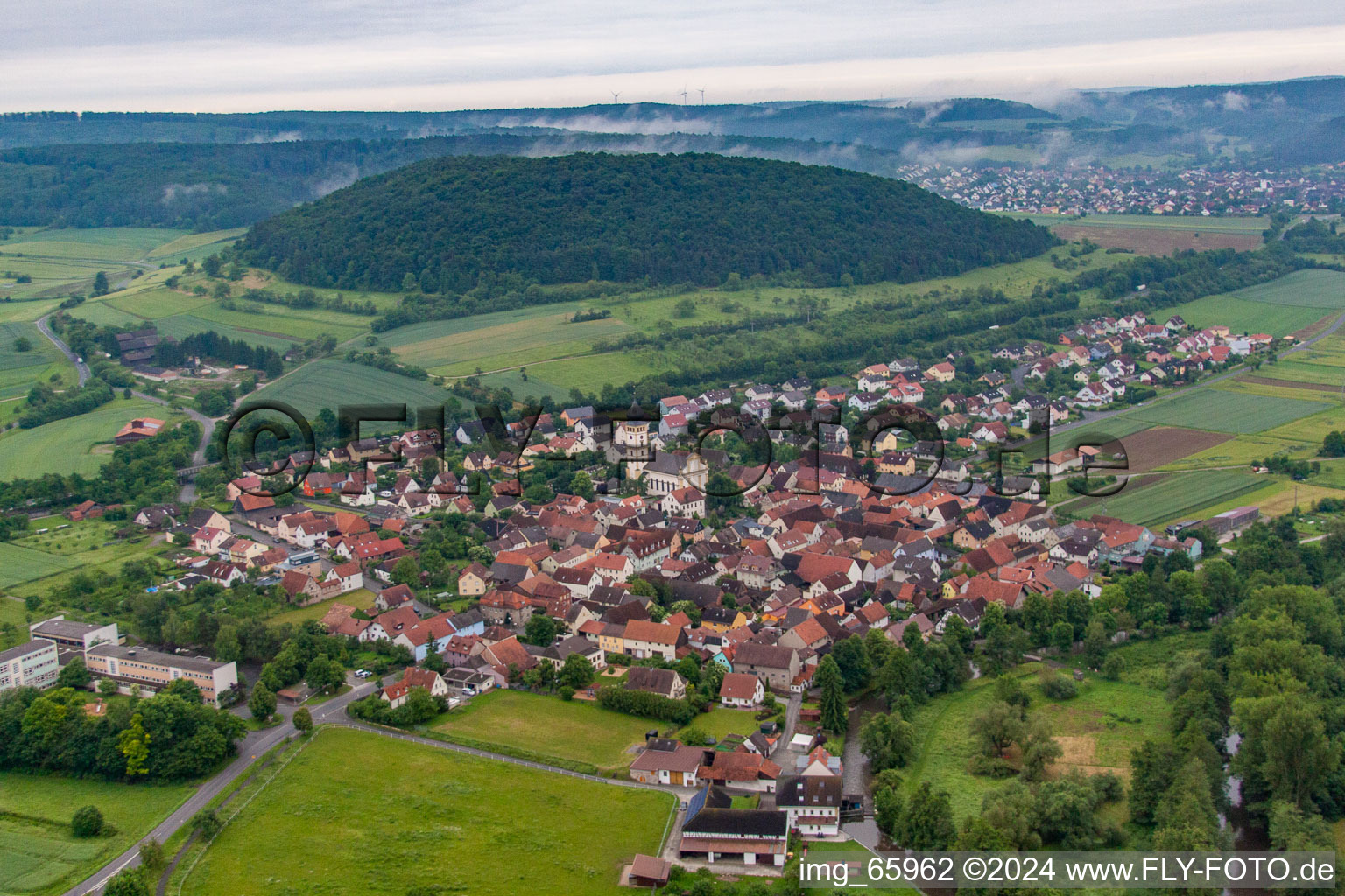 Ortsteil Langendorf in Elfershausen im Bundesland Bayern, Deutschland