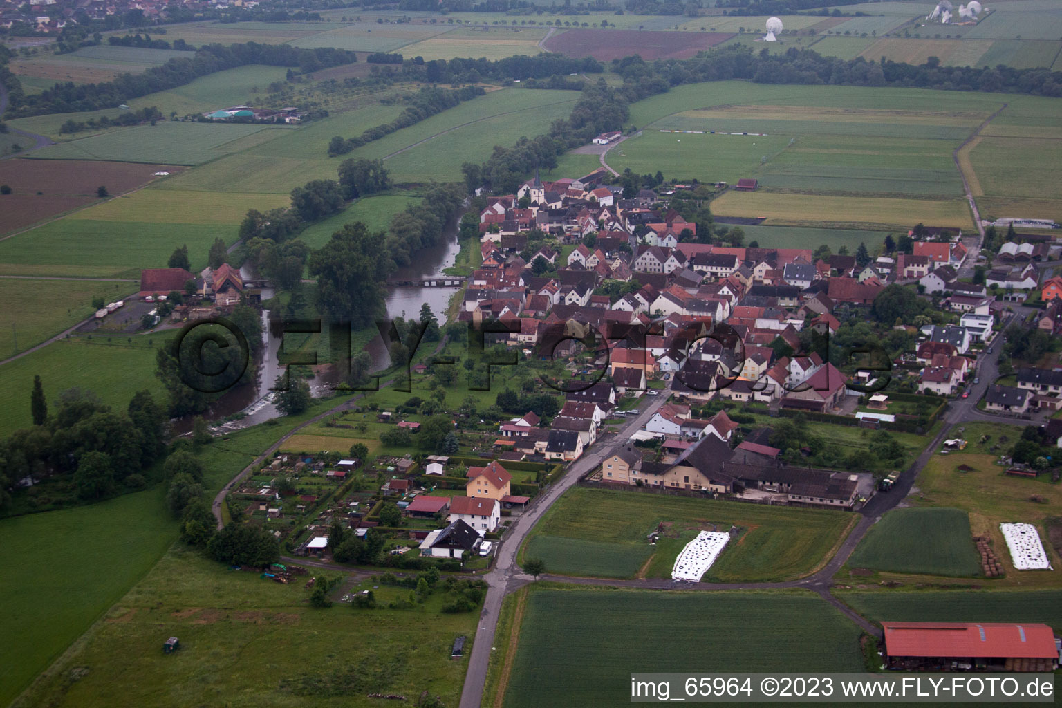 Luftaufnahme von Westheim im Bundesland Bayern, Deutschland