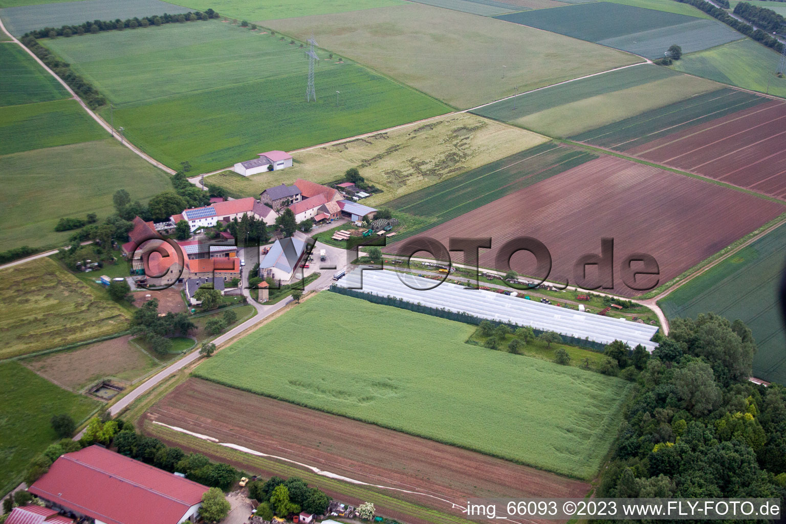 Arnstein im Bundesland Bayern, Deutschland von einer Drohne aus