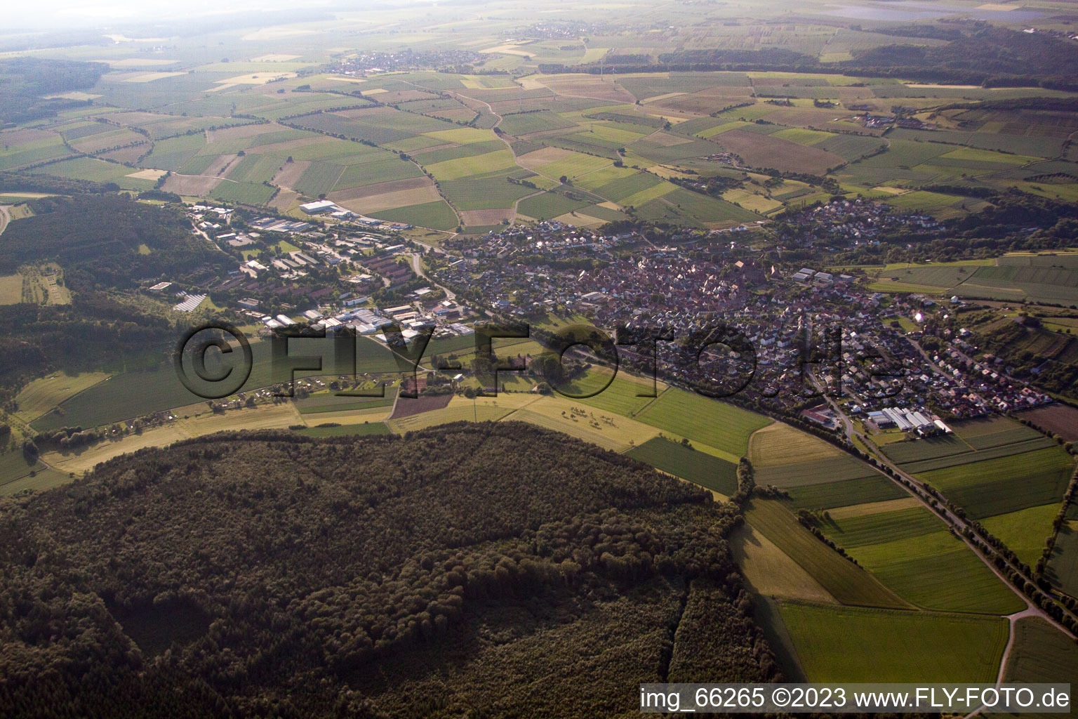 Luftbild von Külsheim im Bundesland Baden-Württemberg, Deutschland