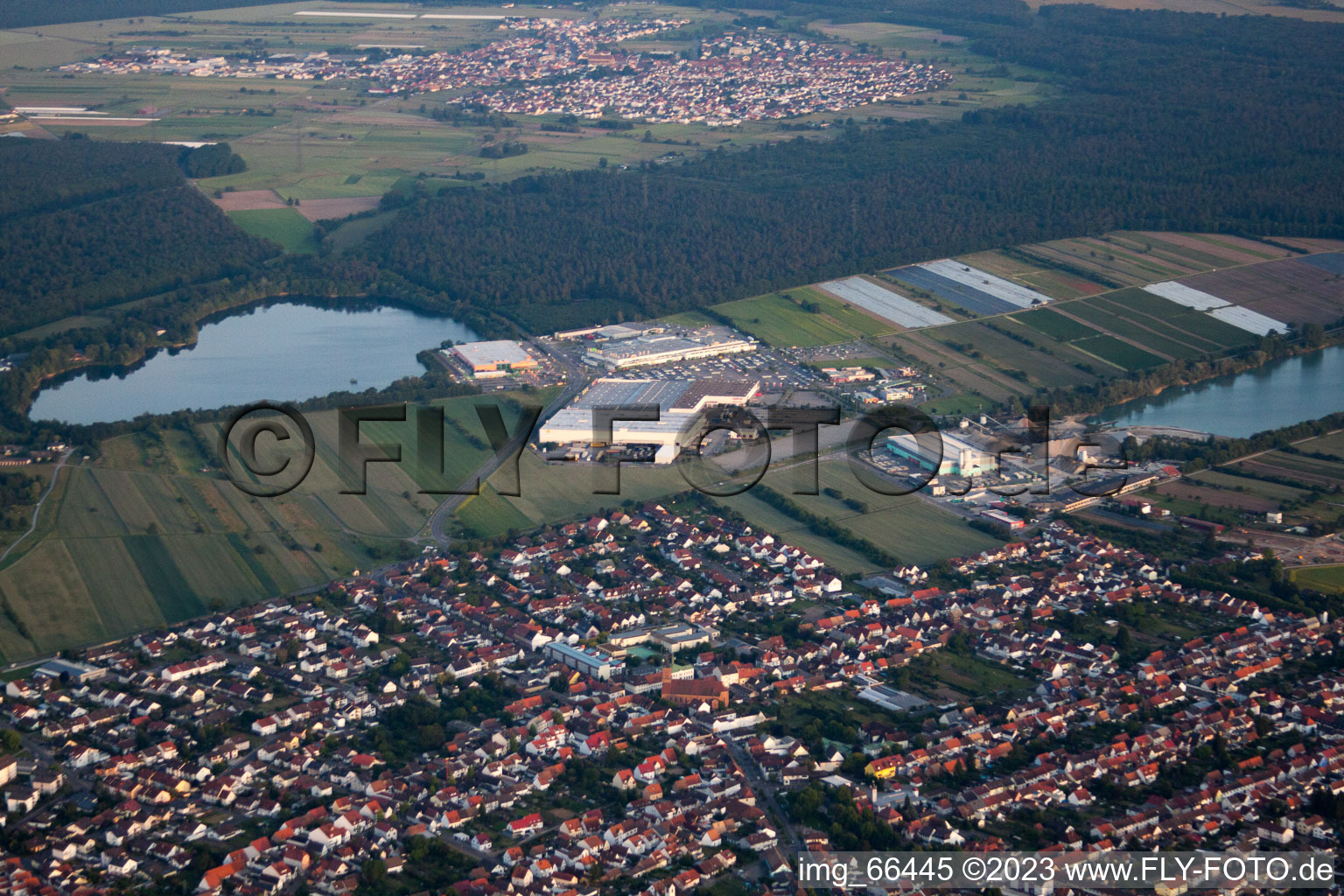 Wiesental im Bundesland Baden-Württemberg, Deutschland von der Drohne aus gesehen